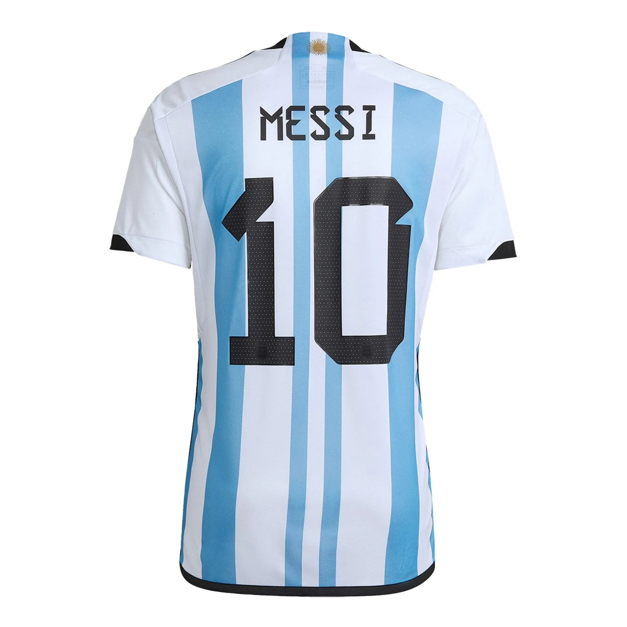 adidas Kids Argentina 2022/23 Messi Home Jersey White/Light Blue