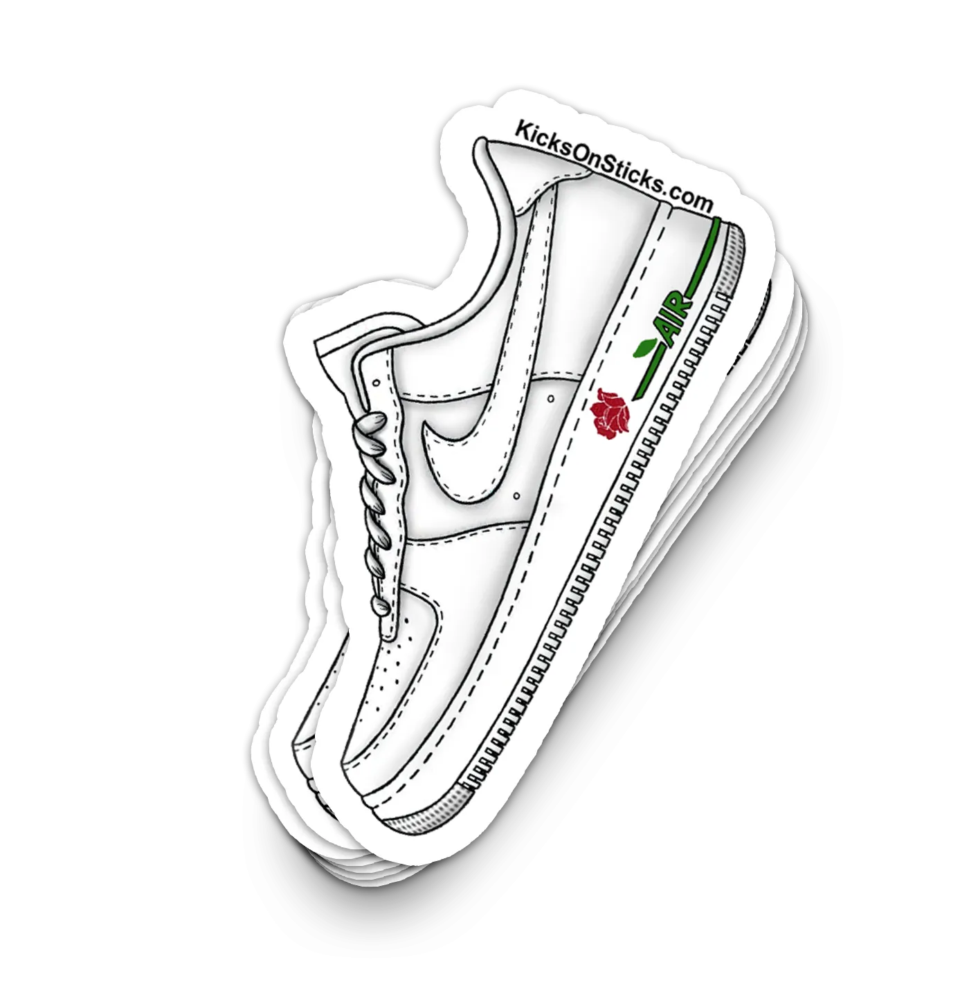 Air Force 1 Low "White Bag" Sneaker Sticker