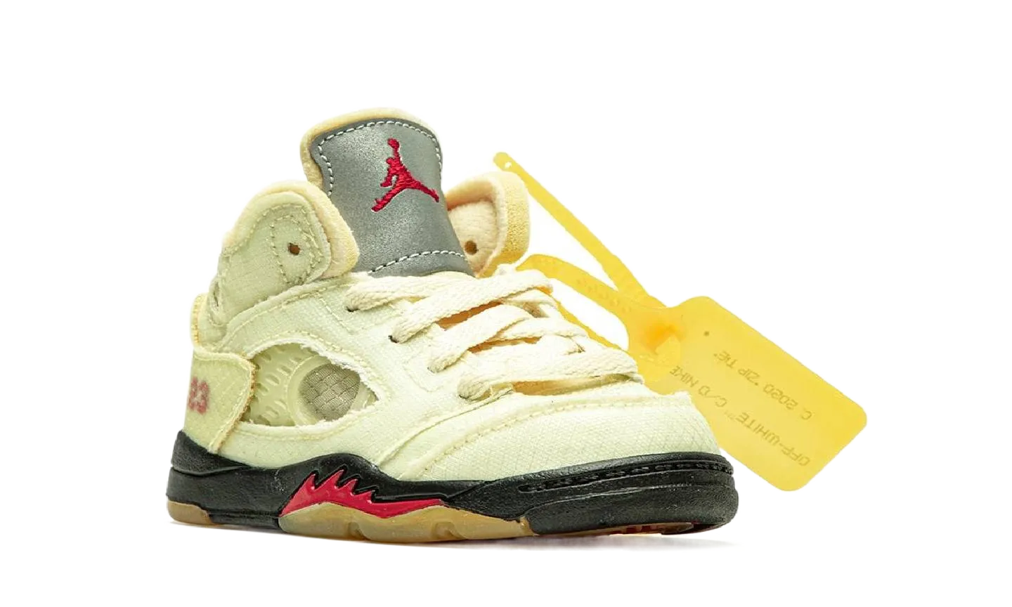 Air Jordan 5 Retro SP  “Off-White - Sail” (Infant & Kids)