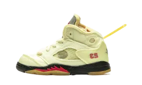 Air Jordan 5 Retro SP  “Off-White - Sail” (Infant & Kids)