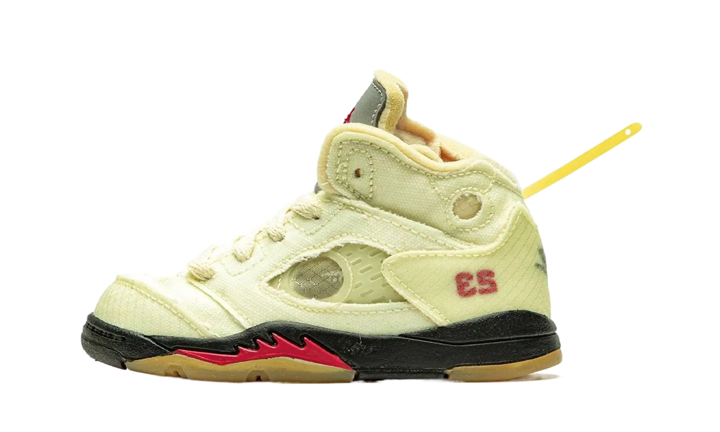 Air Jordan 5 Retro SP  “Off-White - Sail” (Infant & Kids)