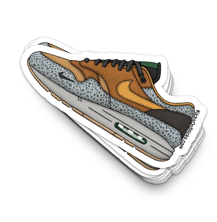 Air Max 1 "Safari" Sneaker Sticker