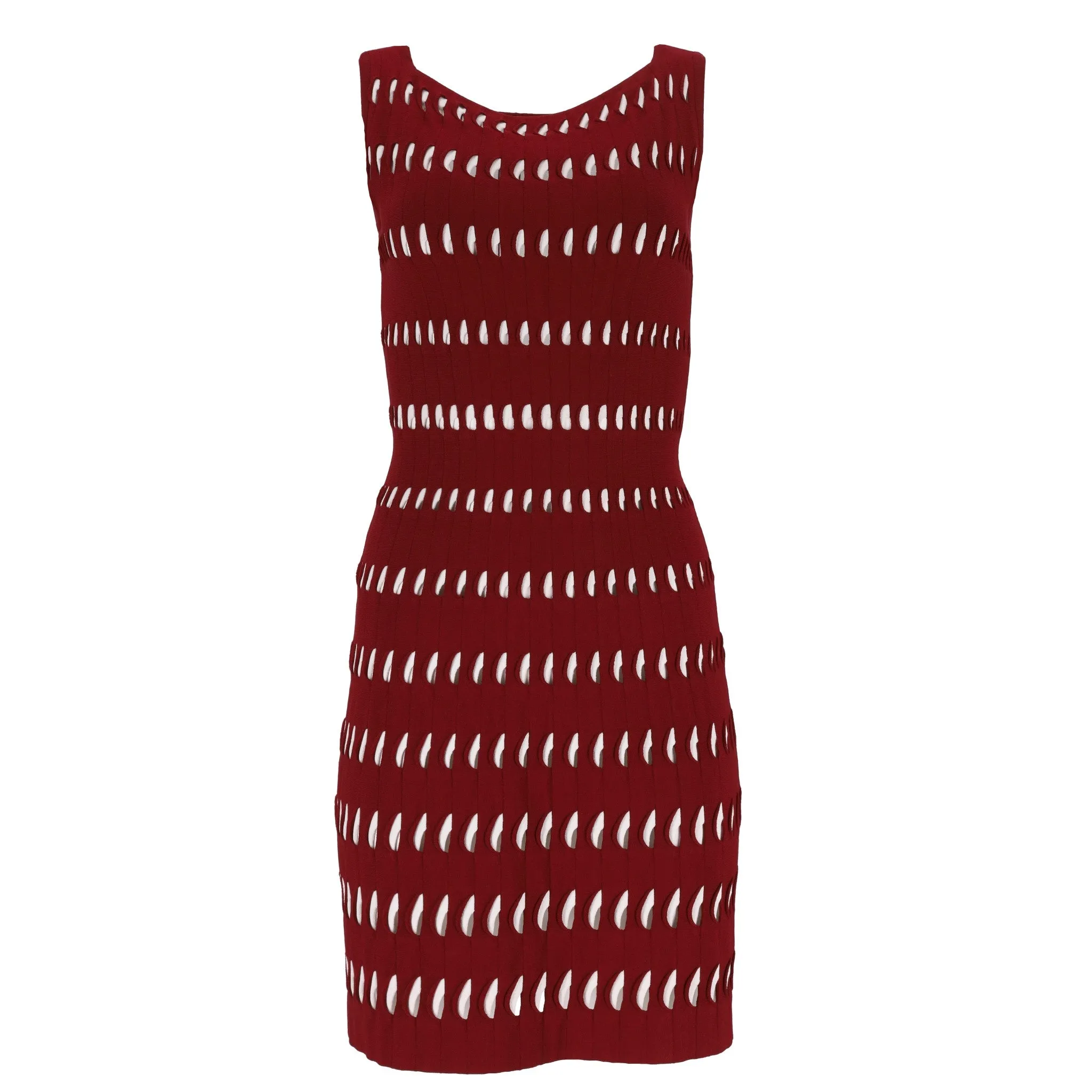 Alaia Perforated Detail Dress. Size 38FR