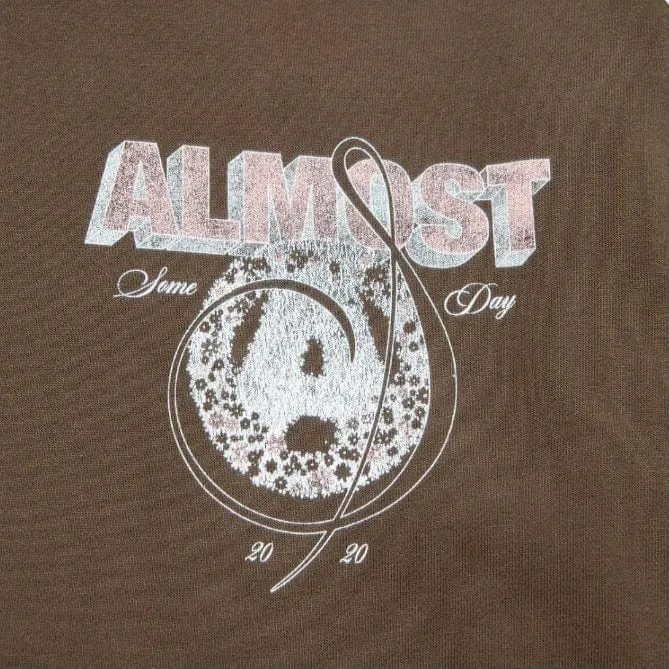 Almost Someday Wreath Hoodie (Brown) C9-44