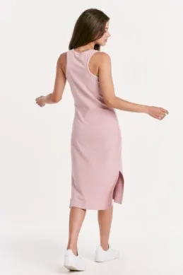 Another Love Britta Sleeveless Midi Dress- Rose