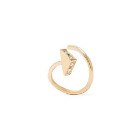 Ari Diamond Twirl, 18k Gold