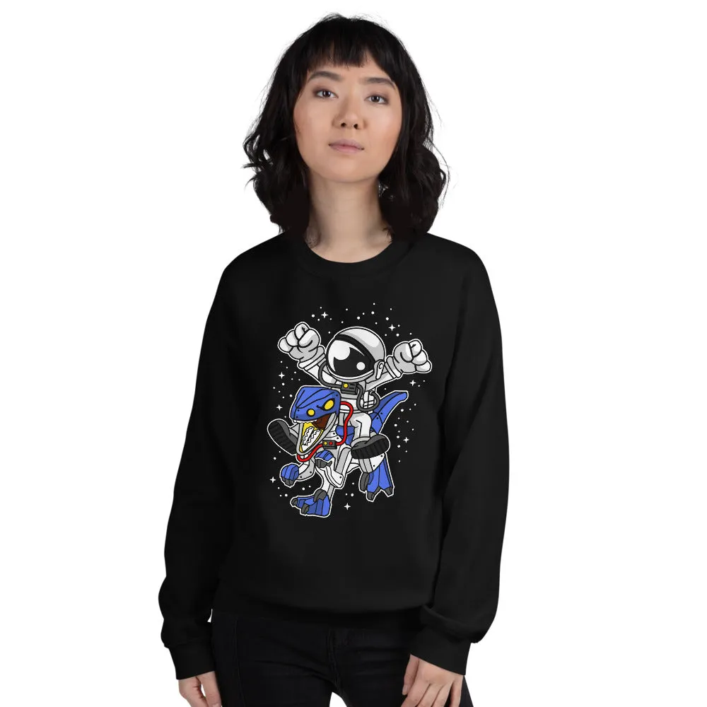 Astronaut | Robot Dinosaur | Pop Art | Unisex | Sweatshirt