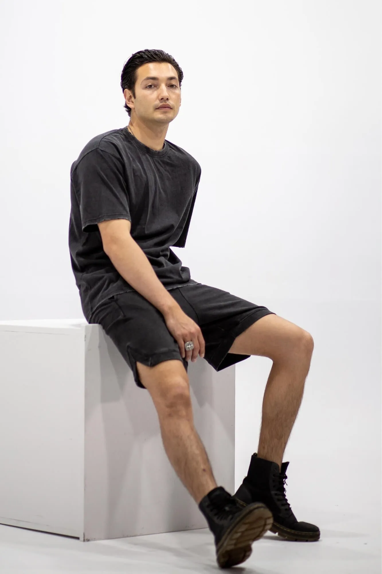 Aurelius Jagger Black Short Tee