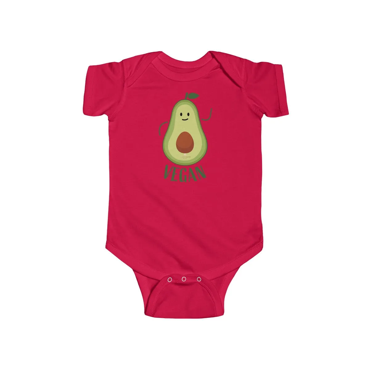 Avocado Baby Unisex Cotton Bodysuit, Infant Fine Jersey Regular Fit Clothes- Made in UK