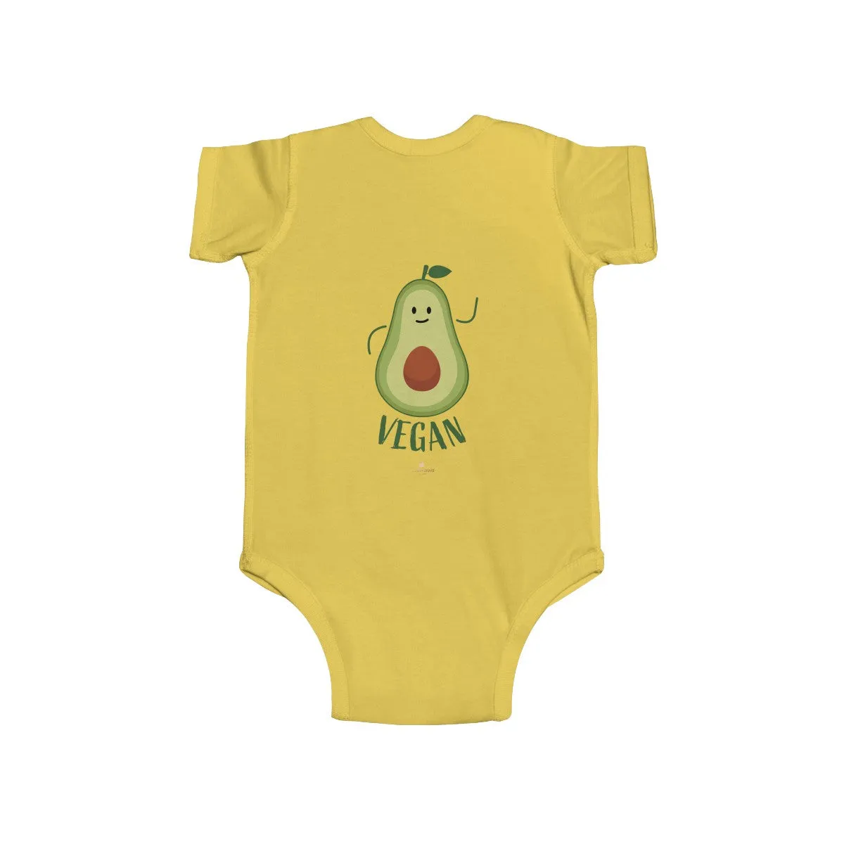 Avocado Baby Unisex Cotton Bodysuit, Infant Fine Jersey Regular Fit Clothes- Made in UK