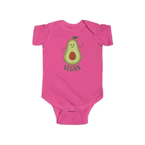 Avocado Baby Unisex Cotton Bodysuit, Infant Fine Jersey Regular Fit Clothes- Made in UK