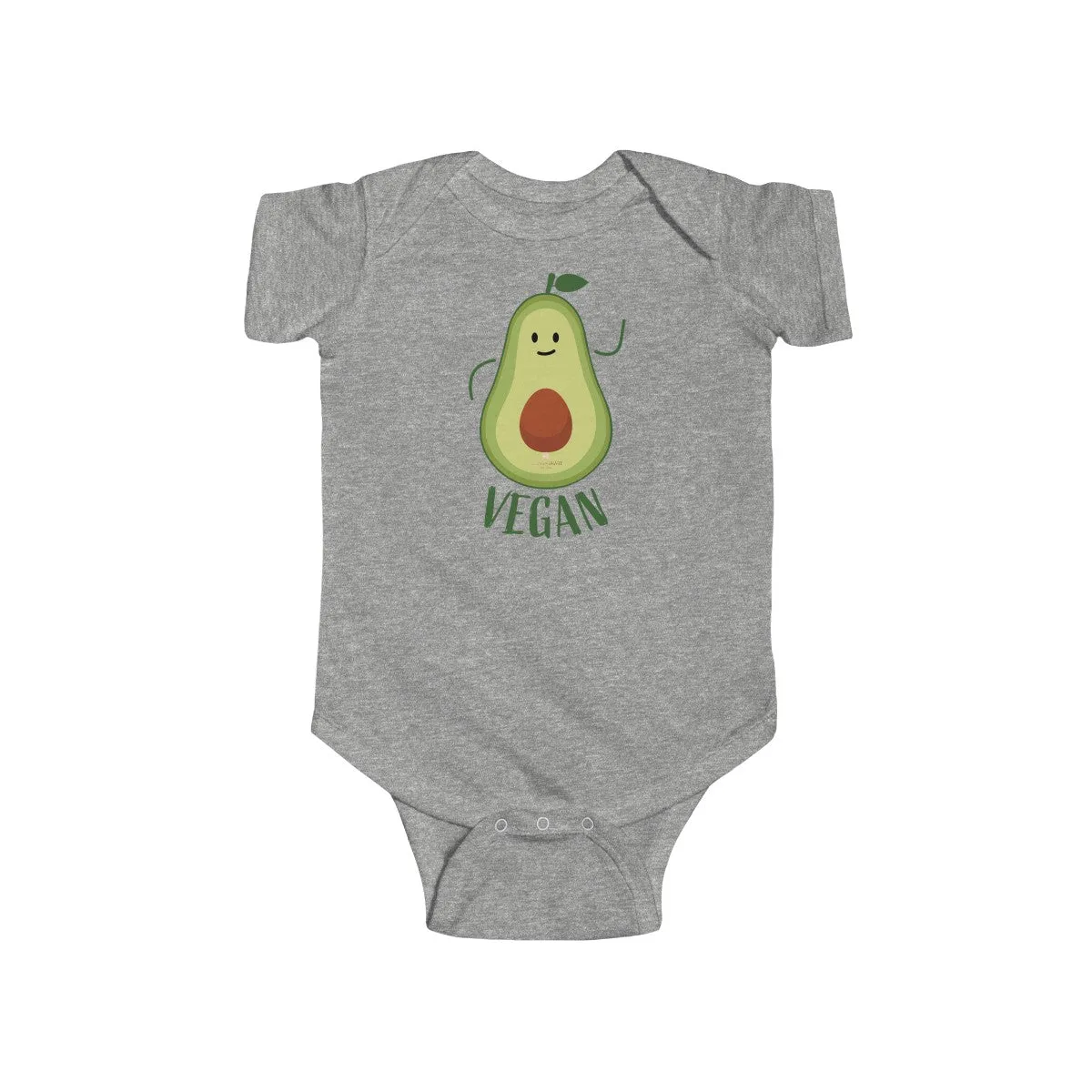 Avocado Baby Unisex Cotton Bodysuit, Infant Fine Jersey Regular Fit Clothes- Made in UK