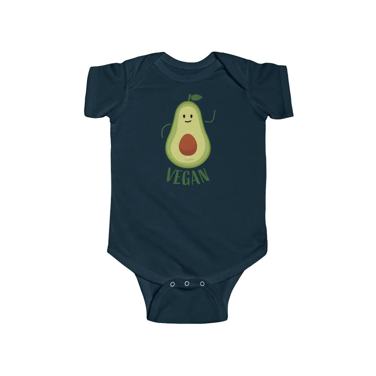 Avocado Baby Unisex Cotton Bodysuit, Infant Fine Jersey Regular Fit Clothes- Made in UK