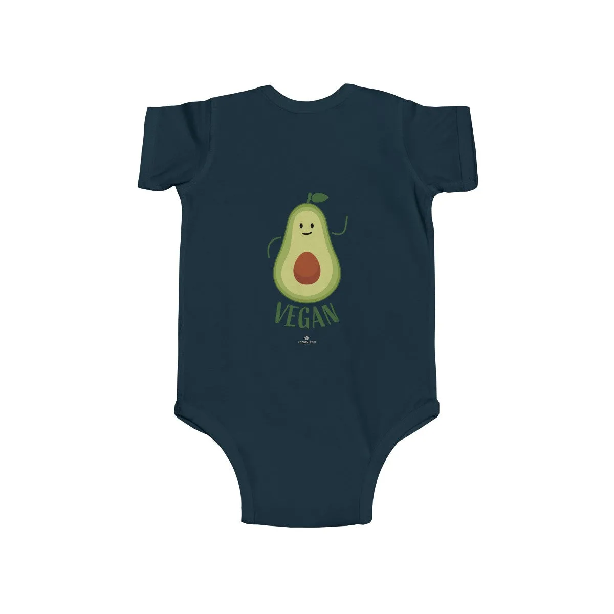 Avocado Baby Unisex Cotton Bodysuit, Infant Fine Jersey Regular Fit Clothes- Made in UK