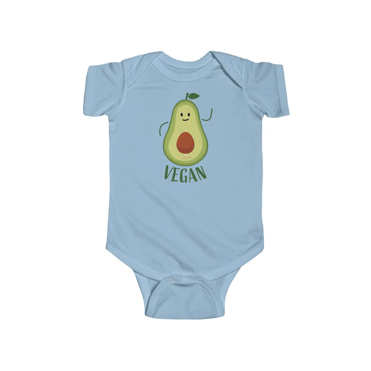 Avocado Baby Unisex Cotton Bodysuit, Infant Fine Jersey Regular Fit Clothes- Made in UK