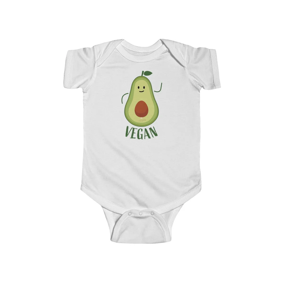 Avocado Baby Unisex Cotton Bodysuit, Infant Fine Jersey Regular Fit Clothes- Made in UK