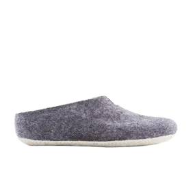 Baabuk Mel Wool Slippers Dark Grey