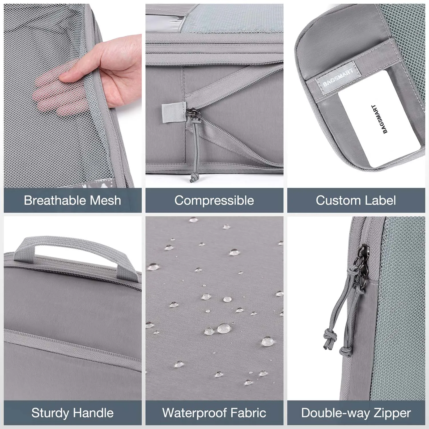 Bagsmart Compression Packing Cubes