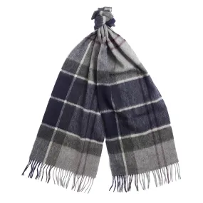 Barbour Carrbridge Tartan Scarf Classic Black Slate Tartan