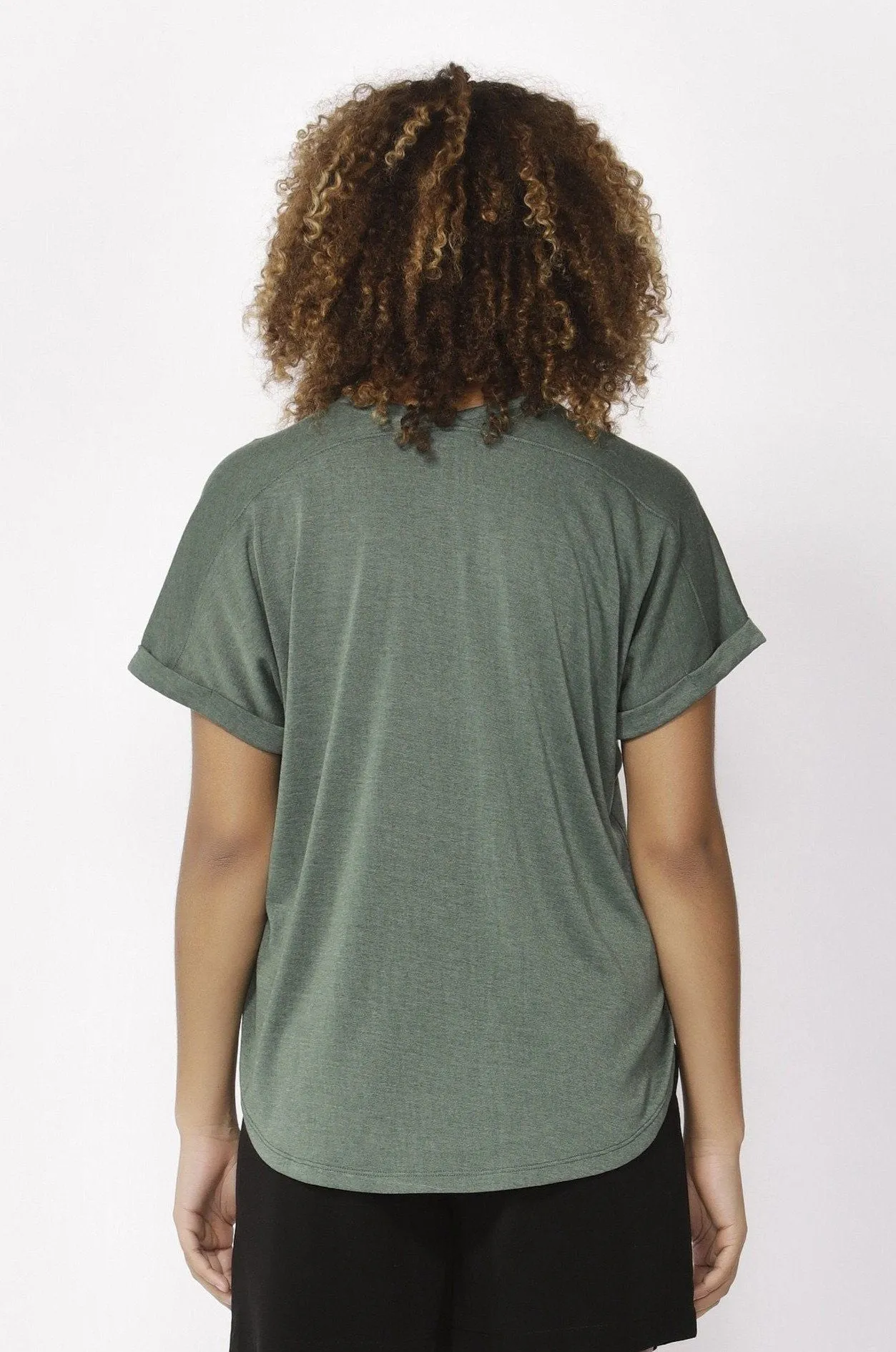 Betty Basics Adelaide Tee in Forest