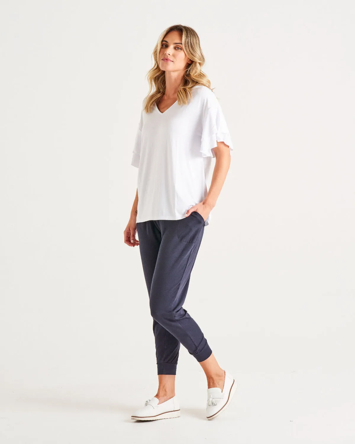 Betty Basics Ripon Top White