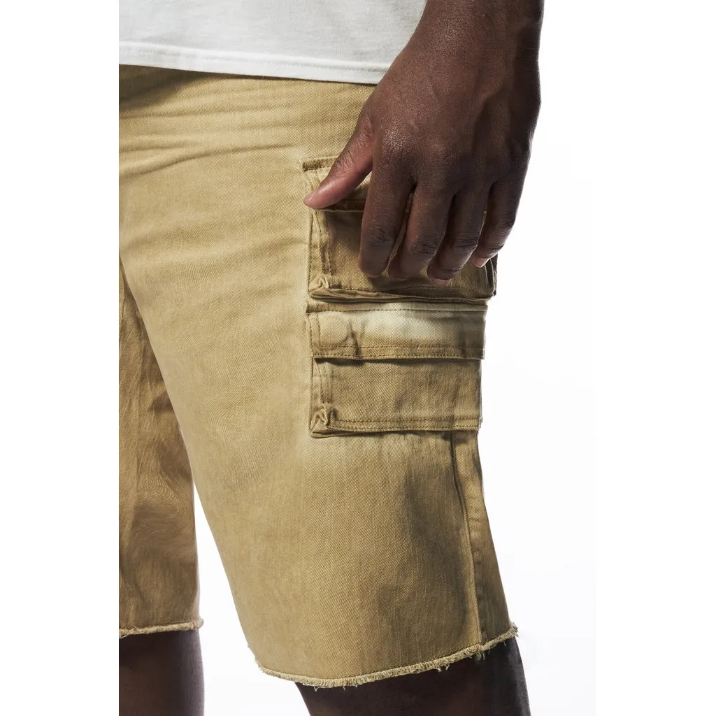 Big and Tall - Pigment Dyed Twill Utility Shorts - Khaki