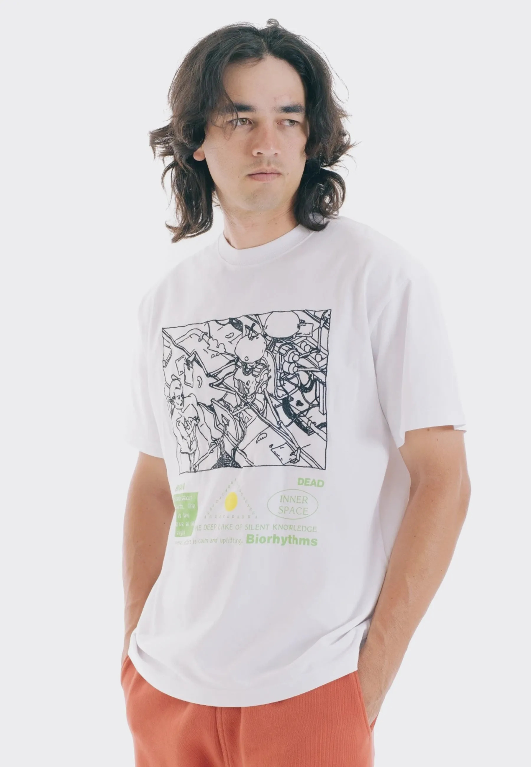 Biorhythms T-Shirt - white