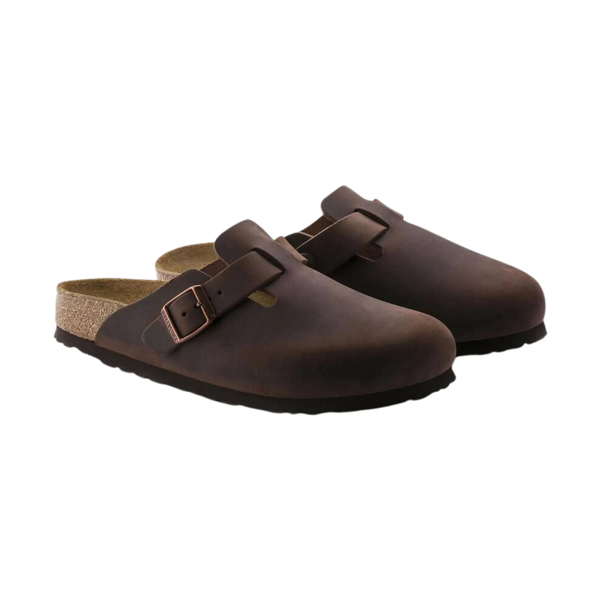 Birkenstock Boston Soft Footbed - Oiled Leather Habana