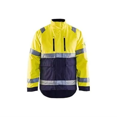 Blaklader High Visibility Winter Quilt Lined Jacket - Wind, Waterproof & Breathable