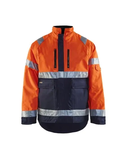 Blaklader High Visibility Winter Quilt Lined Jacket - Wind, Waterproof & Breathable