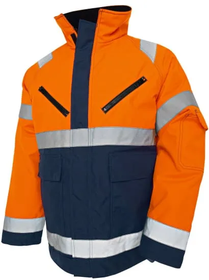 Blaklader High Visibility Winter Quilt Lined Jacket - Wind, Waterproof & Breathable