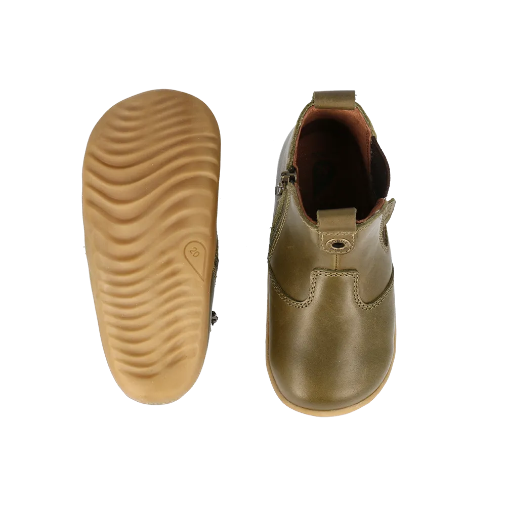 Bobux Step Up Jodhpur Olive   Toffee