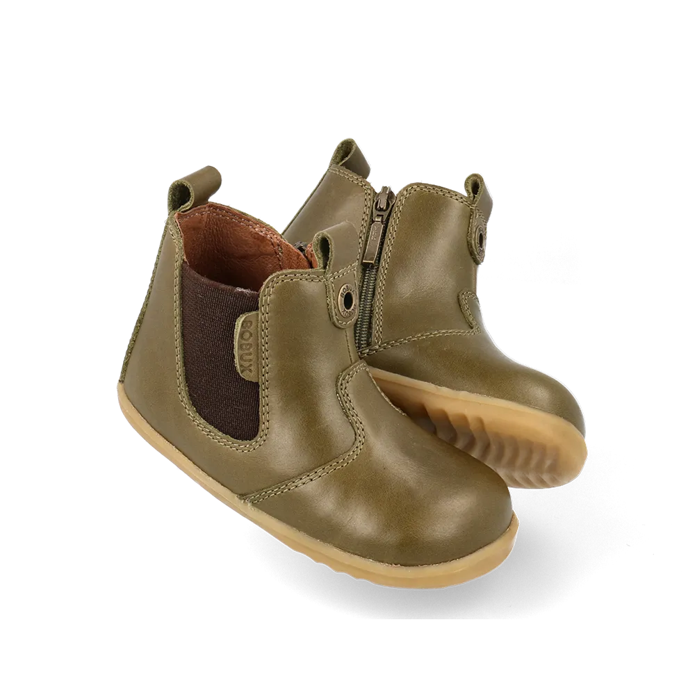 Bobux Step Up Jodhpur Olive   Toffee