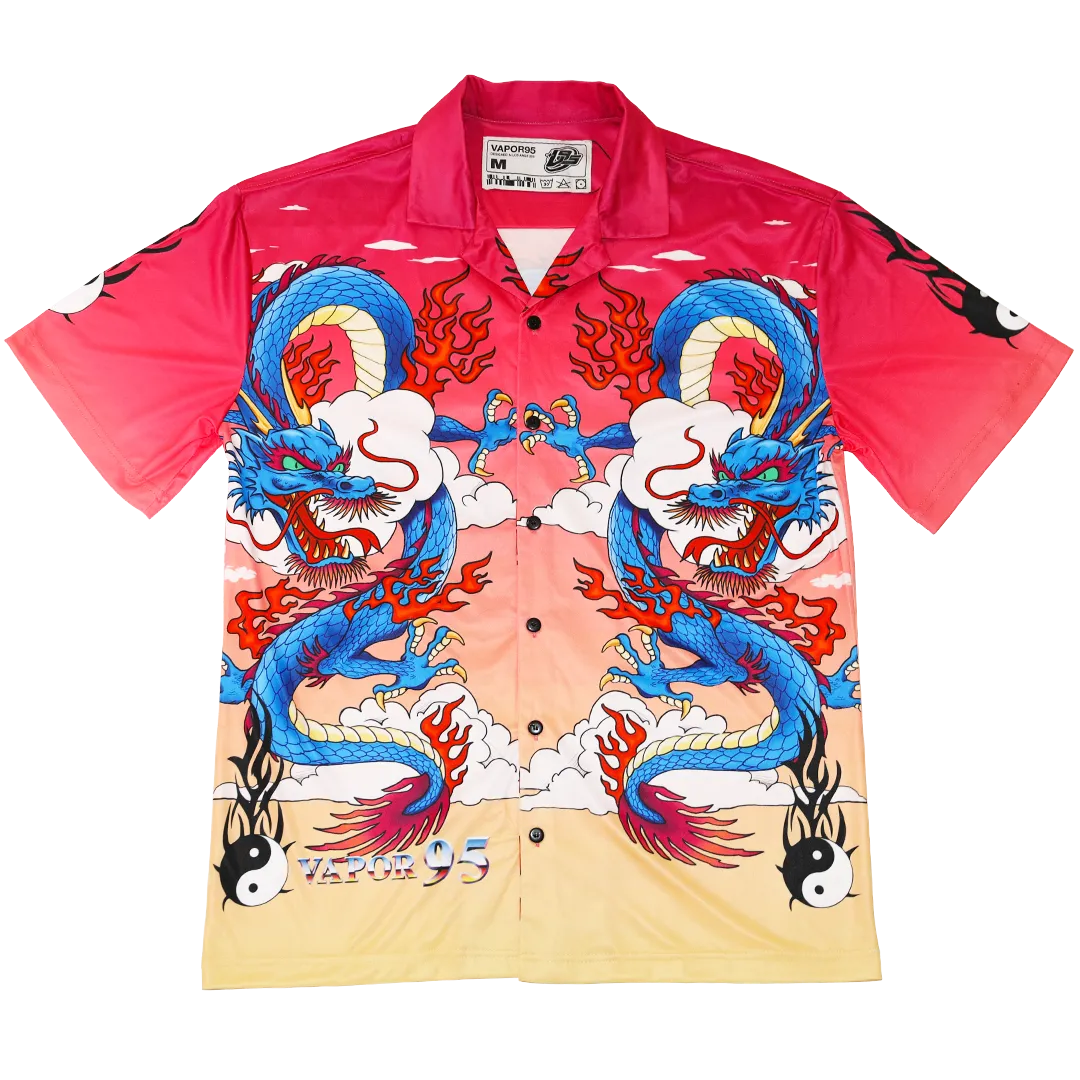 Breathing Fire Hawaiian Shirt