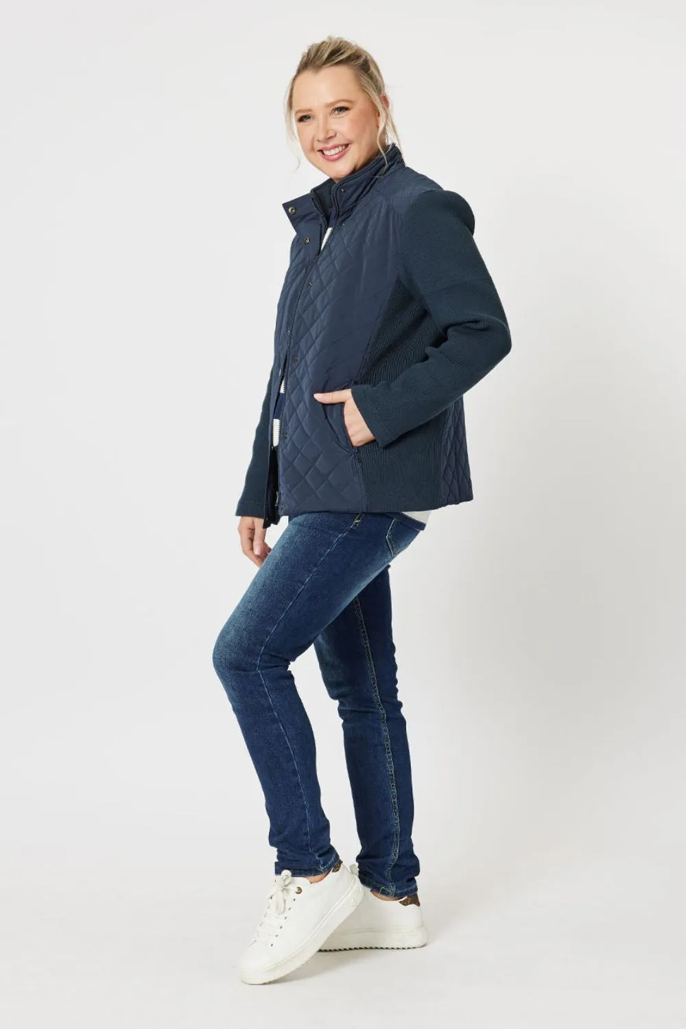 Brighton Puffer Jacket | Navy