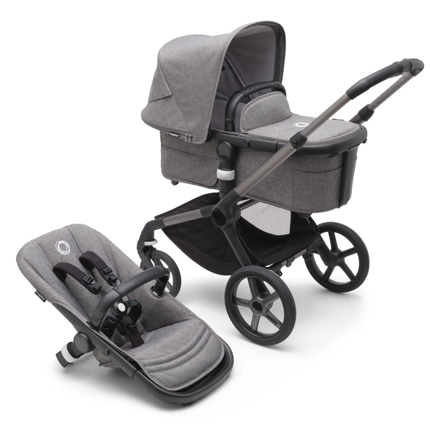 Bugaboo Fox 5 Ultimate Bundle - Graphite/Grey Melange/Grey Melange