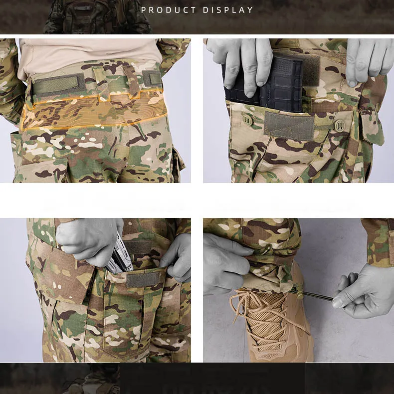 Camo Outdoor Men's Tactical Pocket Pants