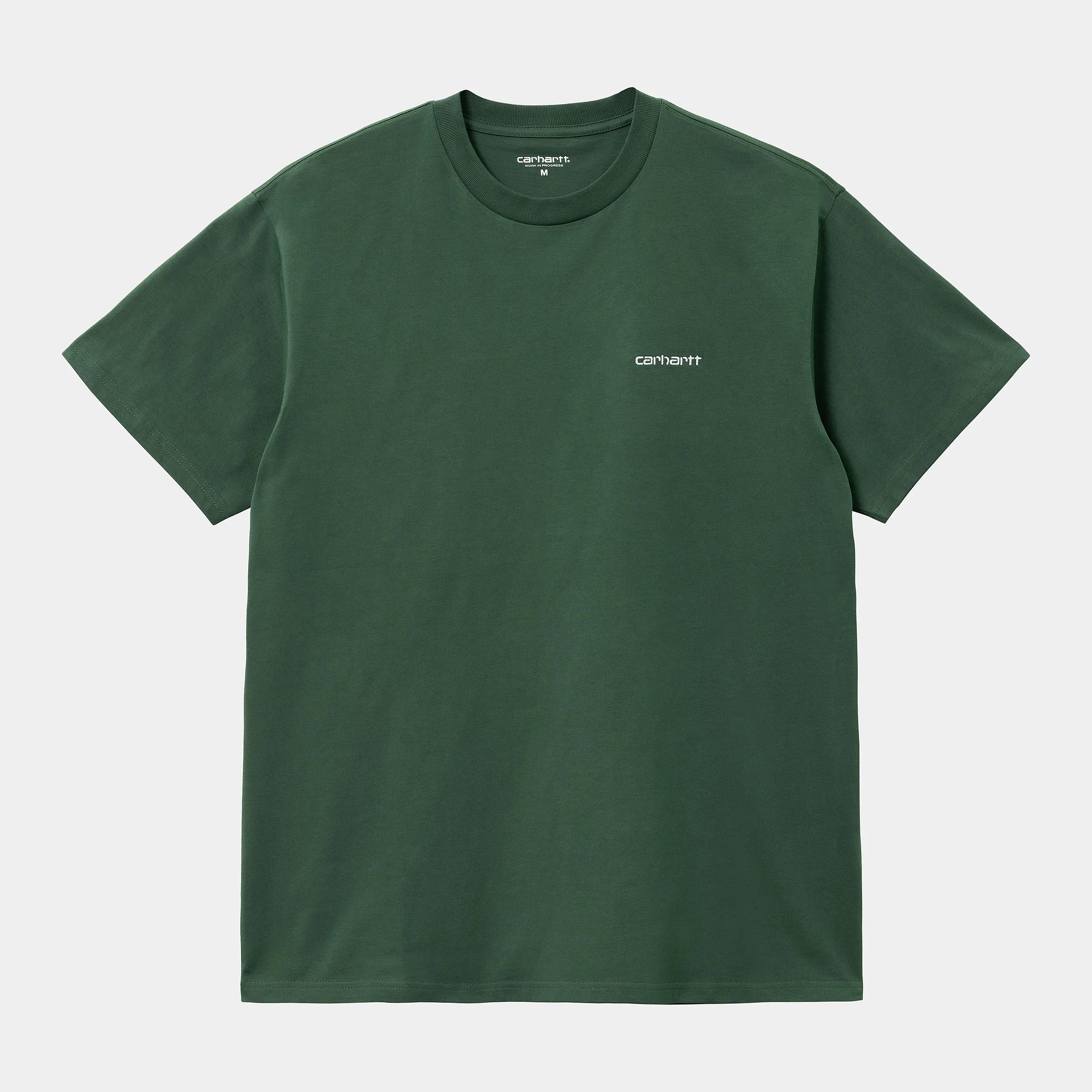 Carhartt WIP - Script Embroidery T-Shirt - Treehouse / White