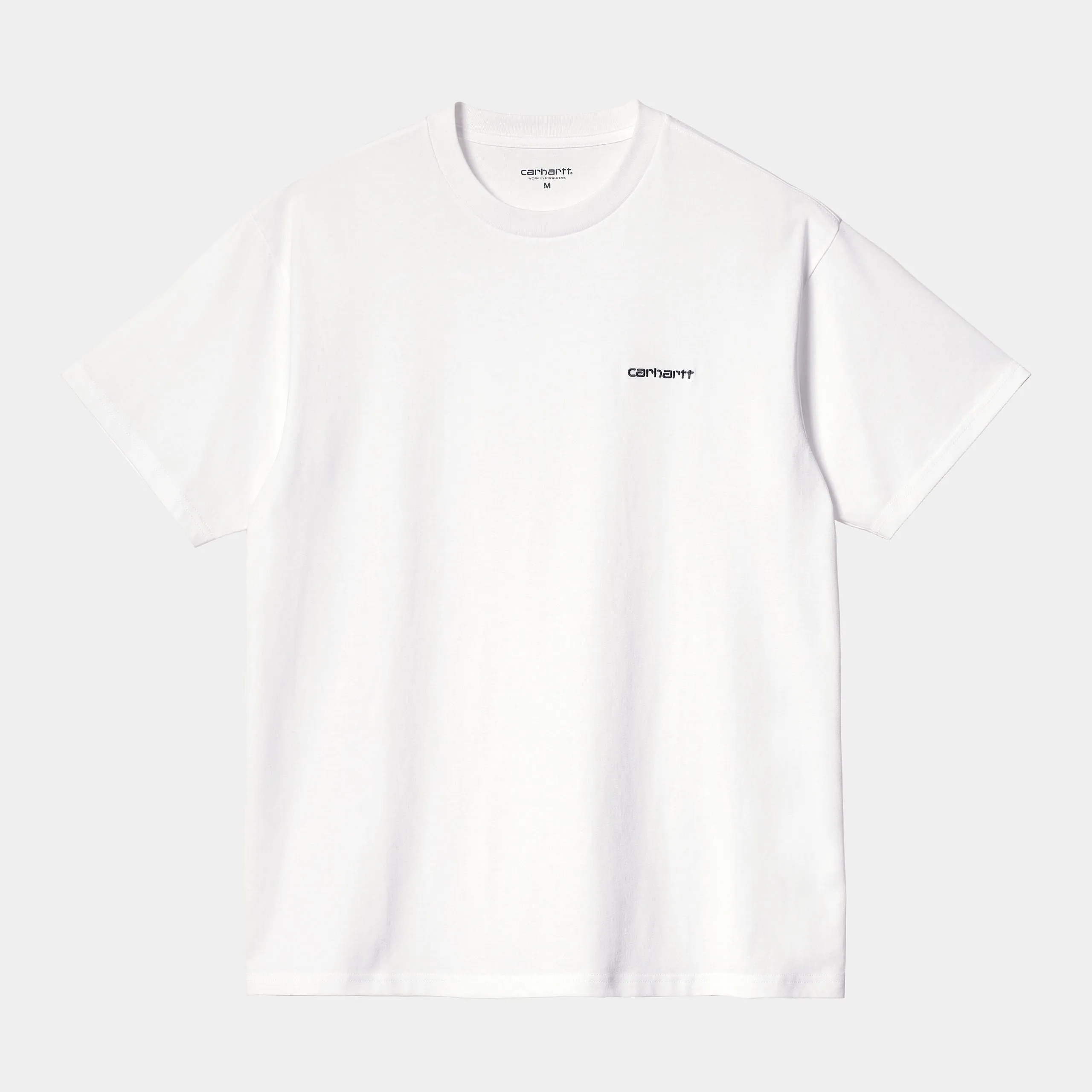 Carhartt WIP - Script Embroidery T-Shirt - White / Black