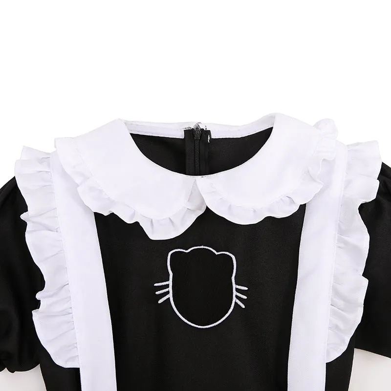 Cat Lolita Maid Dress French Short Maiden Uniform