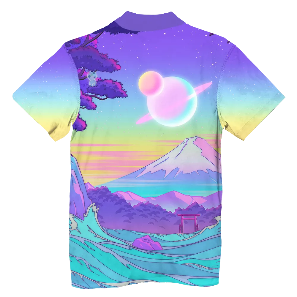 Celestial Fuji Hawaiian Shirt