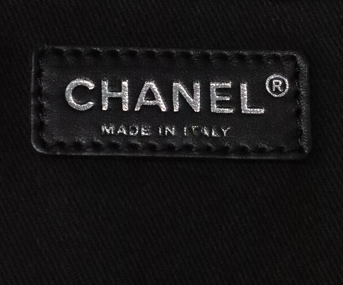 Chanel Black Quilted Nylon Luggage