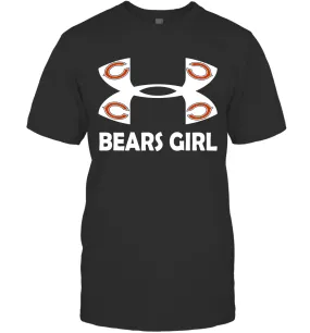 Chicago Bears Girl Under Armour Football T-Shirt