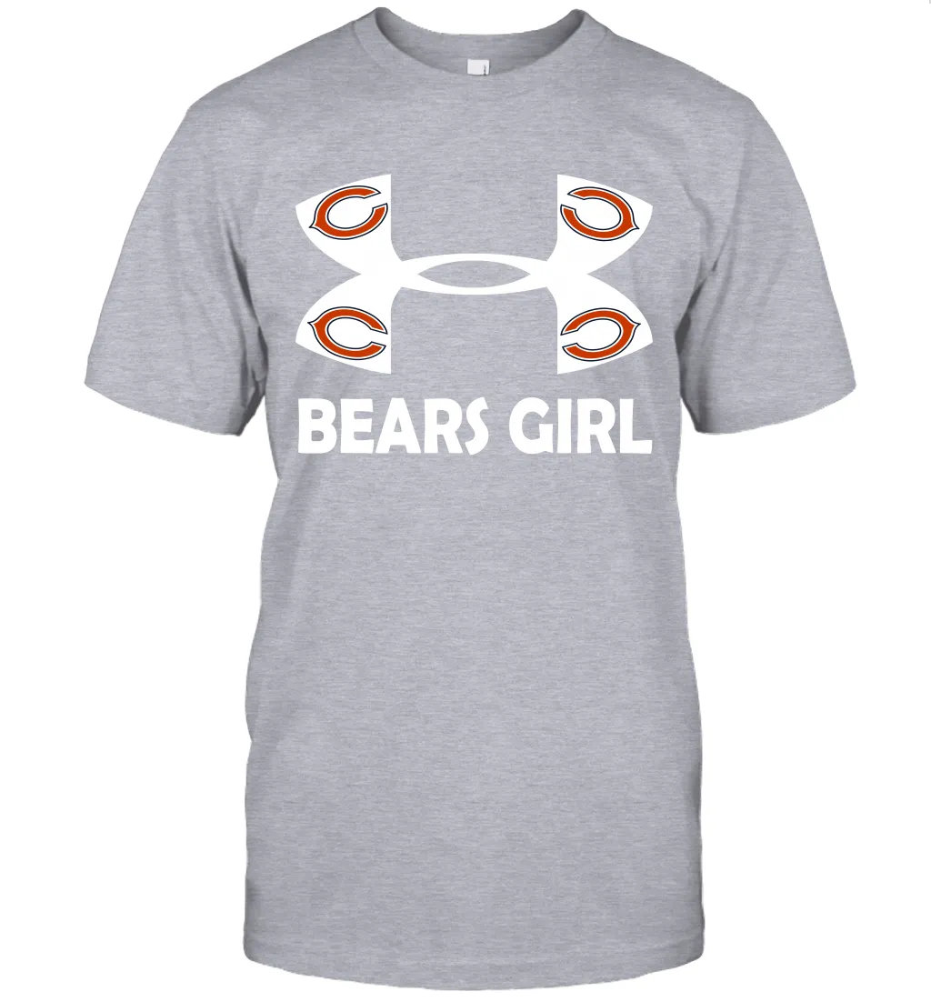 Chicago Bears Girl Under Armour Football T-Shirt