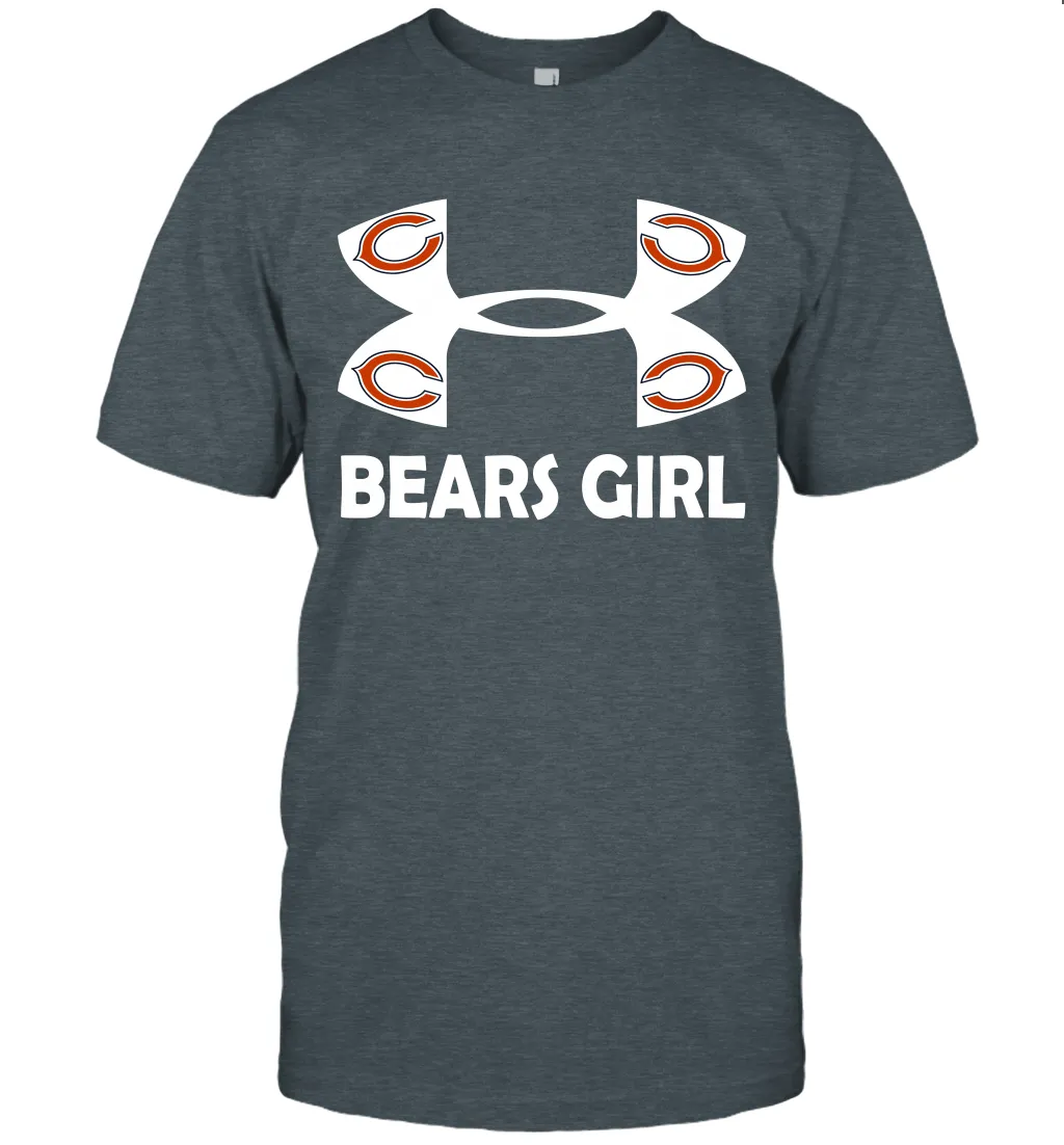 Chicago Bears Girl Under Armour Football T-Shirt