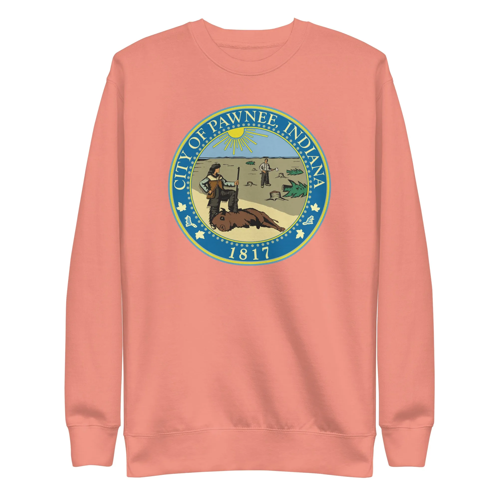 City of Pawnee Logo - Unisex Premium Sweatshirt