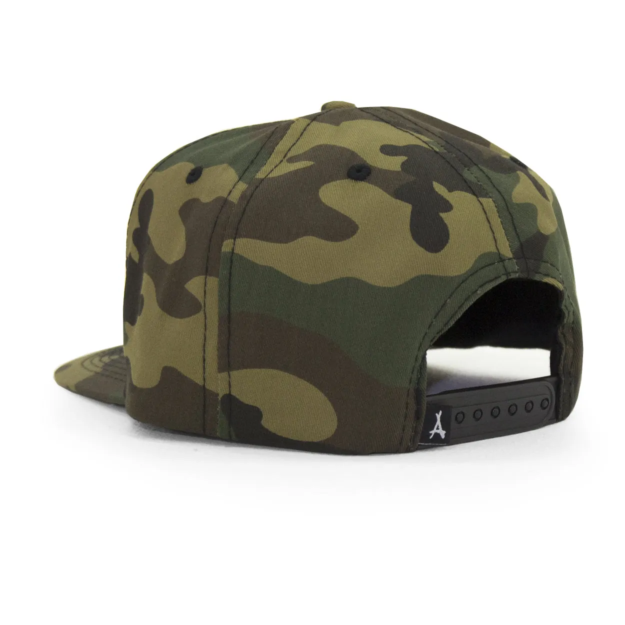 CLASSIC "A" SNAPBACK (CAMO  FLAT)