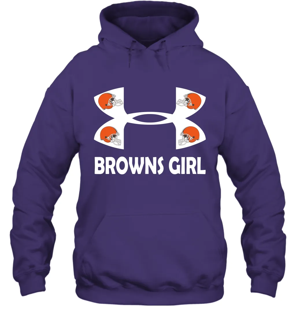 Cleveland Browns Girl Under Armour Football Hoodies