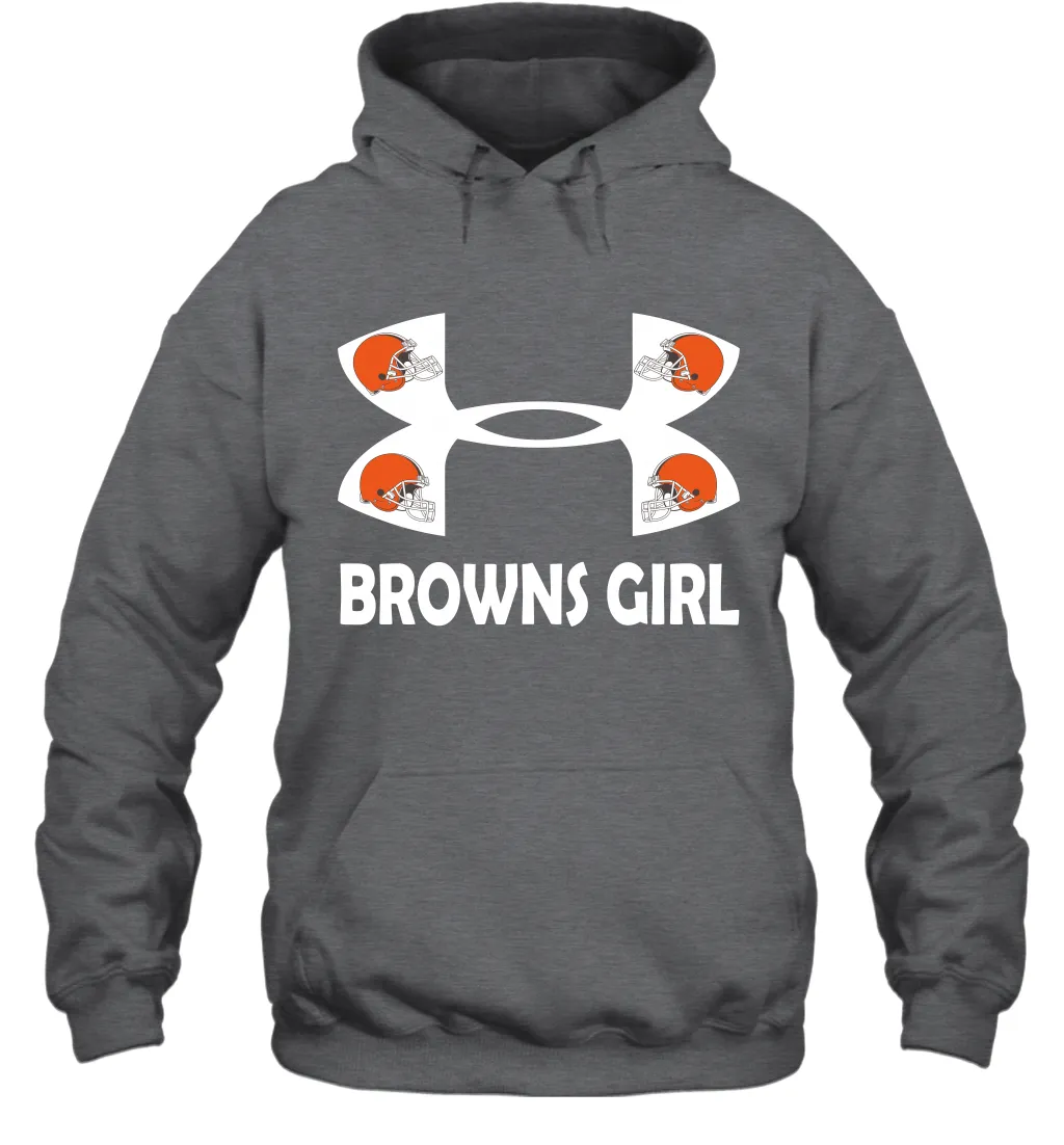 Cleveland Browns Girl Under Armour Football Hoodies