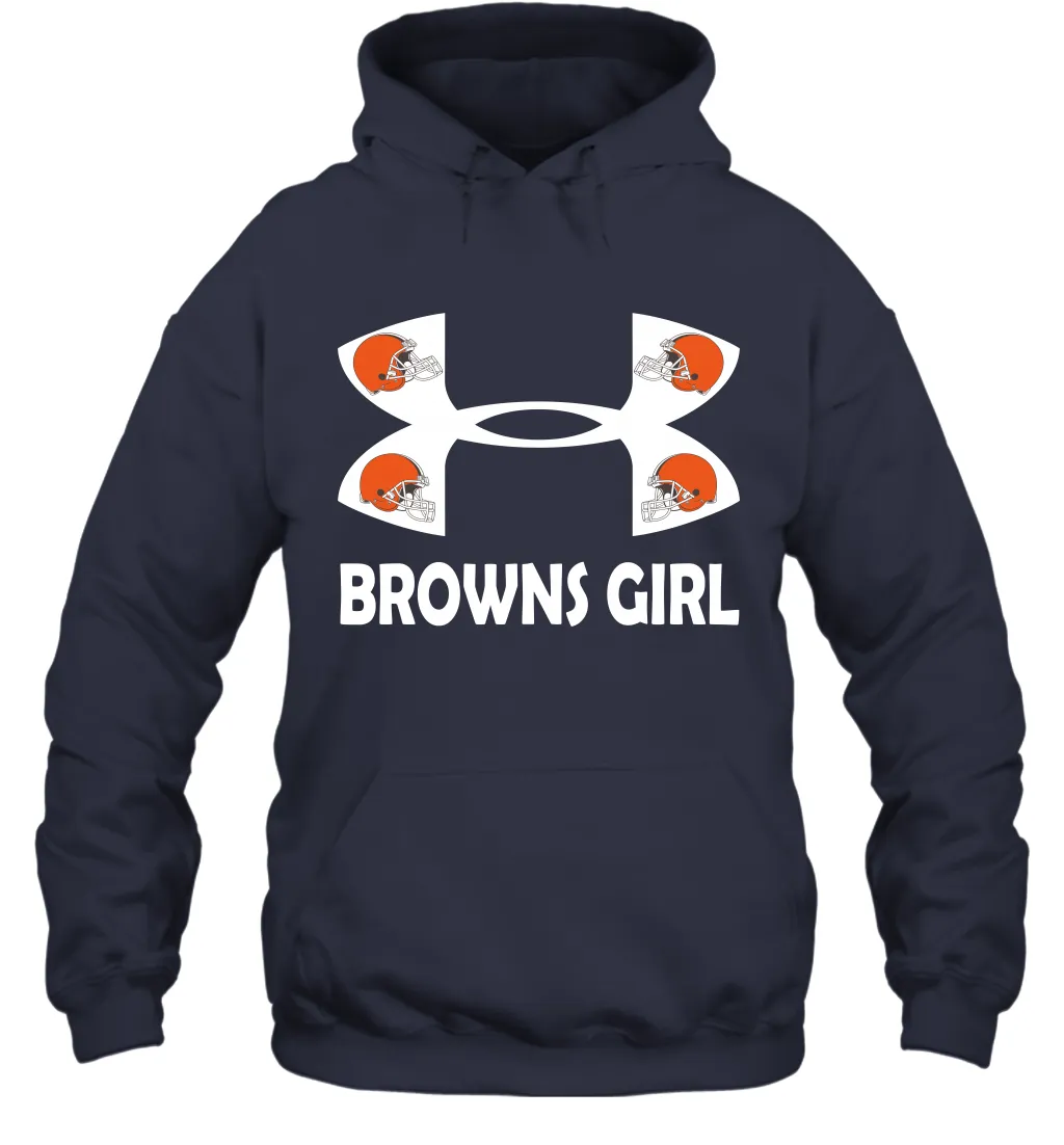 Cleveland Browns Girl Under Armour Football Hoodies